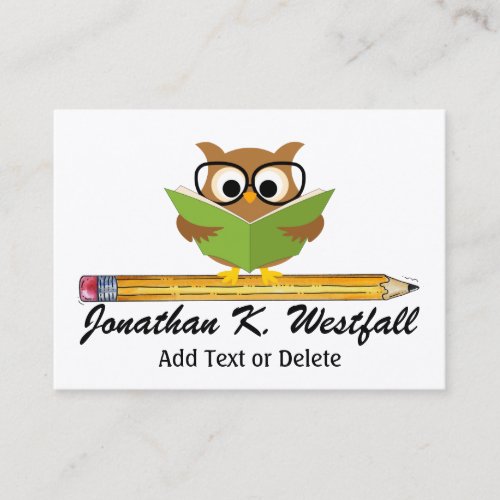 Teacher / Education Business Card by SRF