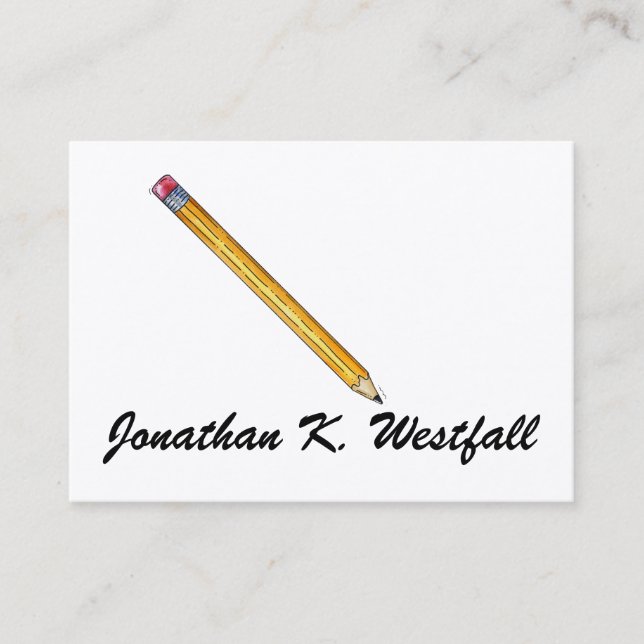 Teacher / Education Business Card by SRF (Front)