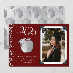 Teacher Education Silver Graduation Announcement