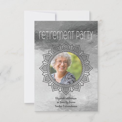 Teacher Educator Retirement Photo Party Announcement