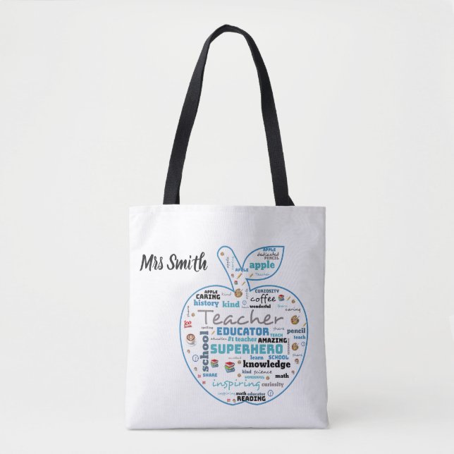 Teacher, Educator, Superhero! Tote (Front)