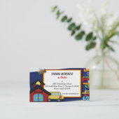 Teacher Elementary School Business Card (Standing Front)