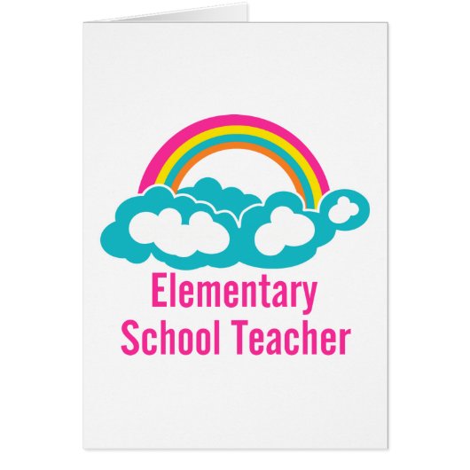 Teacher Elementary School Cards (Front)