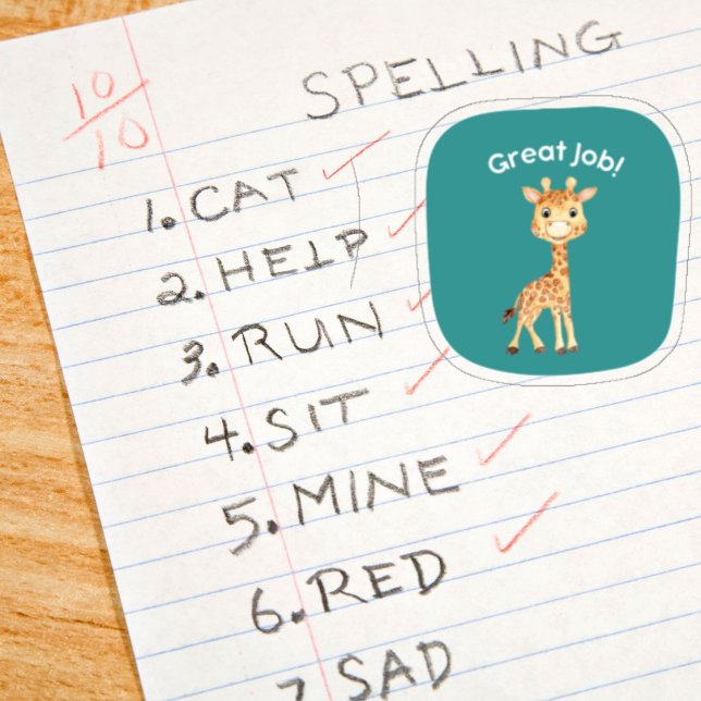 Teacher Encouragement Incentive Animal Stickers (Creator Uploaded)