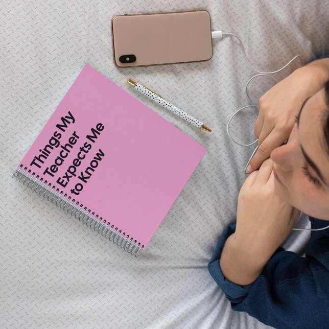 Teacher Expects Funny Notebook (Creator Uploaded)