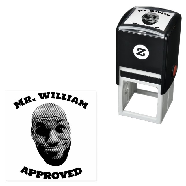 Teacher Face Stamp, Funny Face Teacher Approval Self-inking Stamp (In Situ)