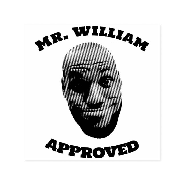 Teacher Face Stamp, Personalized Teacher Gift Self-inking Stamp (Design)