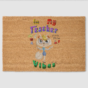 Teacher Fiber Doormat