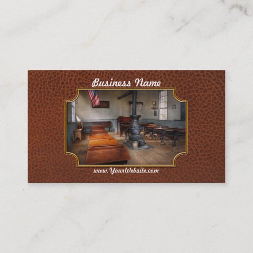 Customizable Teacher - First day of school Business Card Templates