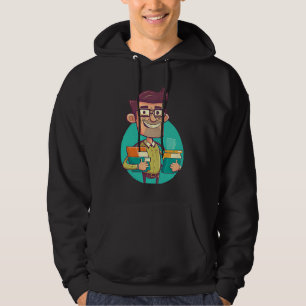 Teacher Flower Pens 100 Days Of School Teacher 1 Hoodie