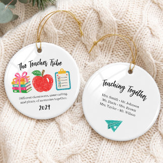Teacher Friends Group Ornament