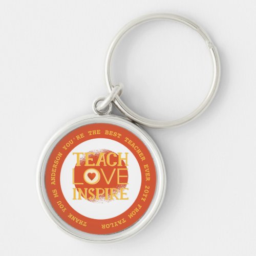 TEACHER _ Funny Quotes _ Add Name to personalize Keychain