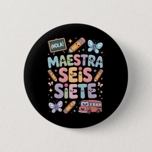 Teacher Gen Alpha Brainrot 67 Six Seven Maestra Se Button