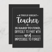 teacher Gift, A Truly Great Teacher (Front/Back)