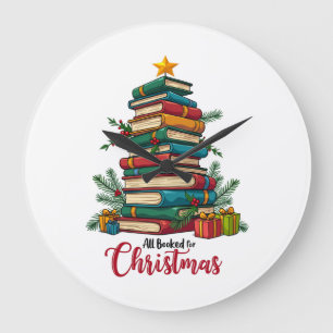 Teacher Gift All Booked For Christmas Large Clock