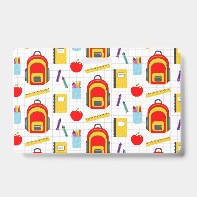 Teacher Gift | Apple Back To School Badge (Front)