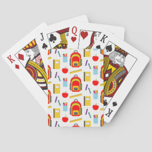 Teacher Gift Apple Back To School Poker Cards