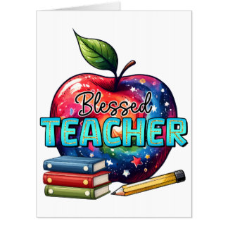 Teacher Gift | Blessed Teacher Card