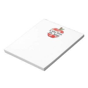 Teacher Gift Custom Note from Teacher Notepad