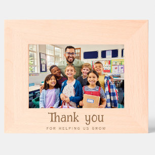 Teacher gift, custom text Engraved Photo Frame Frames