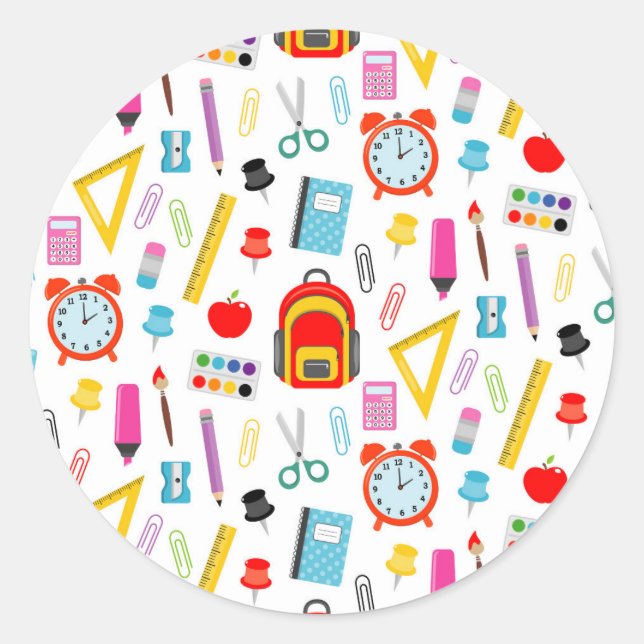 Teacher Gift | Good Teachers Know How To Classic Round Sticker (Front)