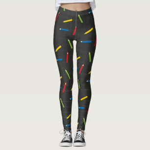 Teacher Gift I Can Not Teach Anybody Anything Leggings