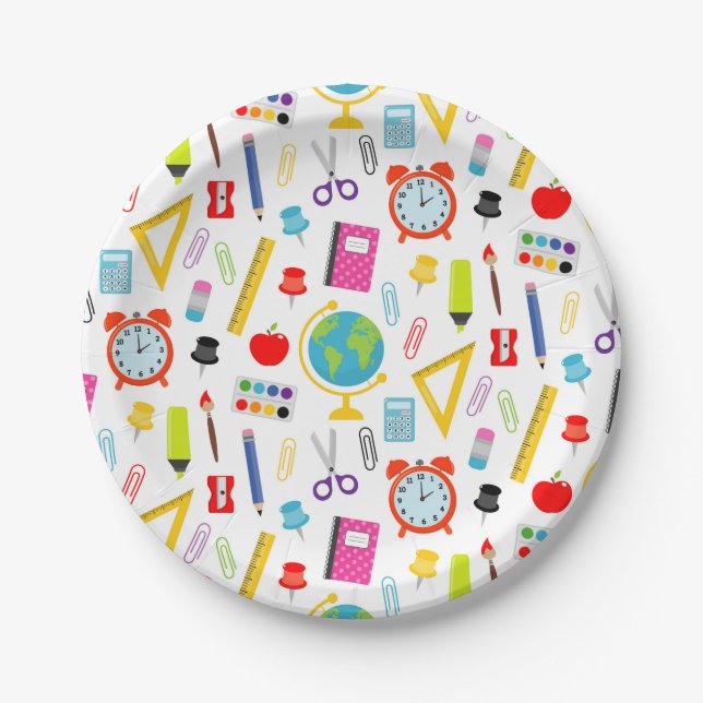 Teacher Gift | I Can Only Make Them Think Paper Plates (Front)