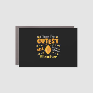 Teacher Gift I Teach The Cutest Bees Car Magnet