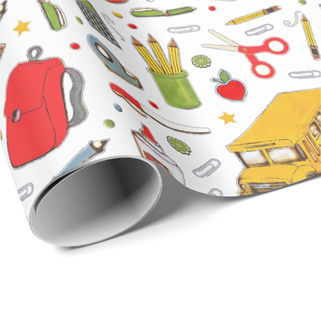 Teacher Gift Ideas Wrapping Paper (Roll Corner)