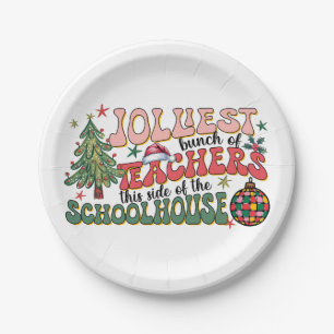 Teacher Gift Jolliest Bunch Of Teachers Paper Plates
