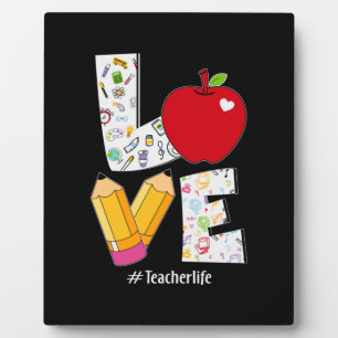 Teacher Gift Love Teacher Life Plaque