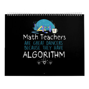 Teacher Gift Math Teachers - Algorithm Calendar