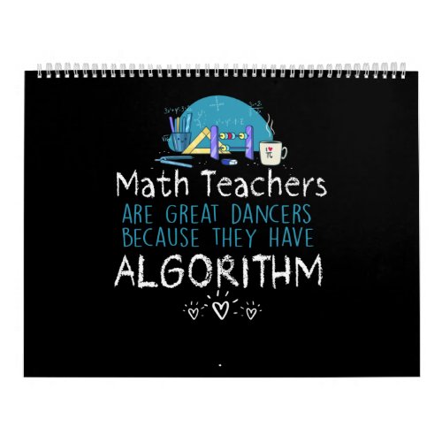Teacher Gift  Math Teachers _ Algorithm Calendar