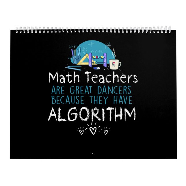 Teacher Gift | Math Teachers - Algorithm Calendar (Cover)