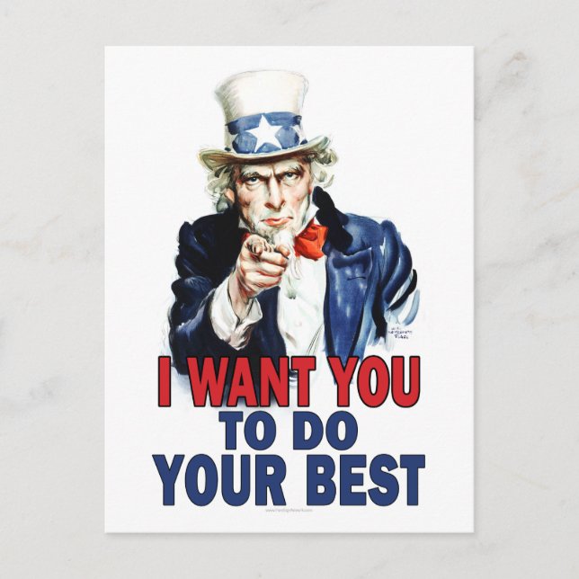 Teacher Gift Notes - Uncle Sam (Front)