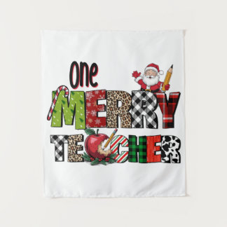 Teacher Gift | One Merry Teacher Tapestry