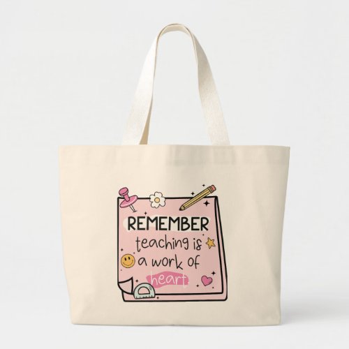 Teacher Gift Pastel Cute Tote Bag