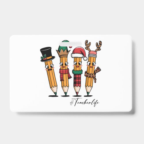 Teacher Gift | Pencil Teacher Life Badge