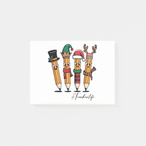 Teacher Gift | Pencil Teacher Life Post-it Notes