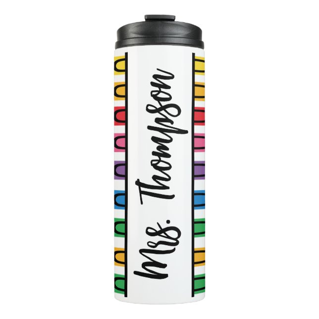 Teacher Gift - Personalized Tumbler Gift for Teach (Front)