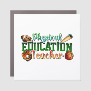 Teacher Gift Physical Education Teacher Car Magnet
