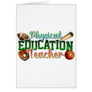 Teacher Gift | Physical Education Teacher Cards