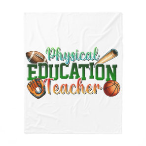 Teacher Gift | Physical Education Teacher Fleece Blanket