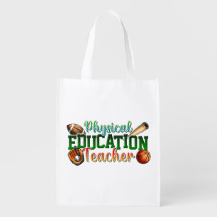 Teacher Gift Physical Education Teacher Grocery Bag