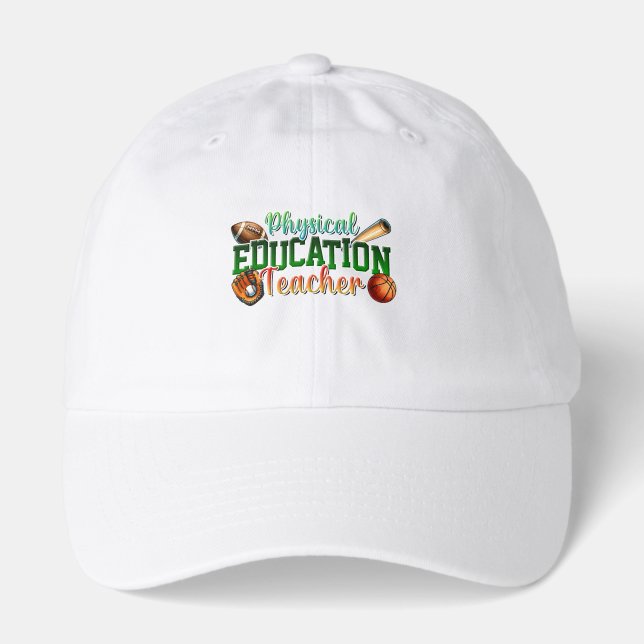 Teacher Gift | Physical Education Teacher Hat (Front)