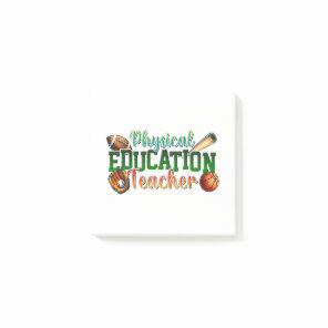 Teacher Gift | Physical Education Teacher Post-it Notes