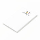 Teacher gift post it note pencil stationary