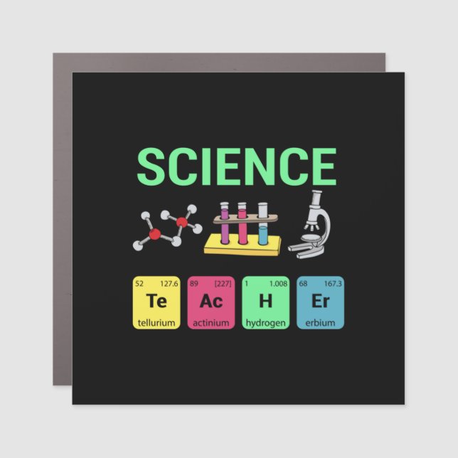 Teacher Gift Science Teacher Definition Car Magnet (Front)