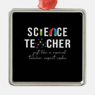 Teacher Gift Science Teacher Metal Ornament