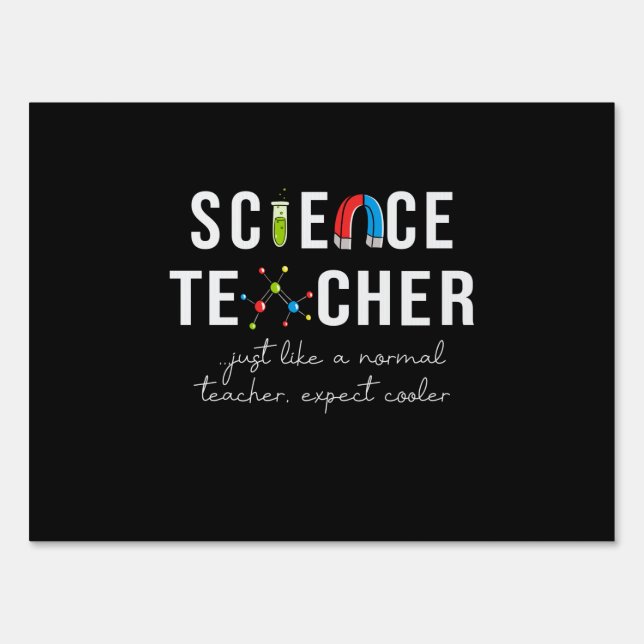 Teacher Gift Science Teacher Sign (Front)